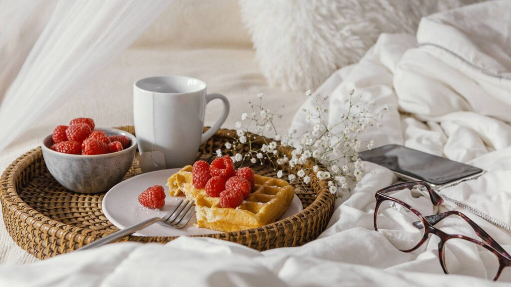 Café da manhã elegante